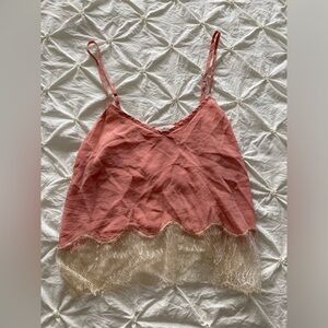 100% Silk Aritzia Wilfred Top